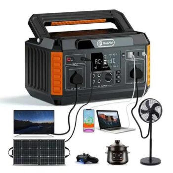 Bateria de respaldo 500W - generador solar- Bateria de emergencia (Emergency Battery Portable Power Station